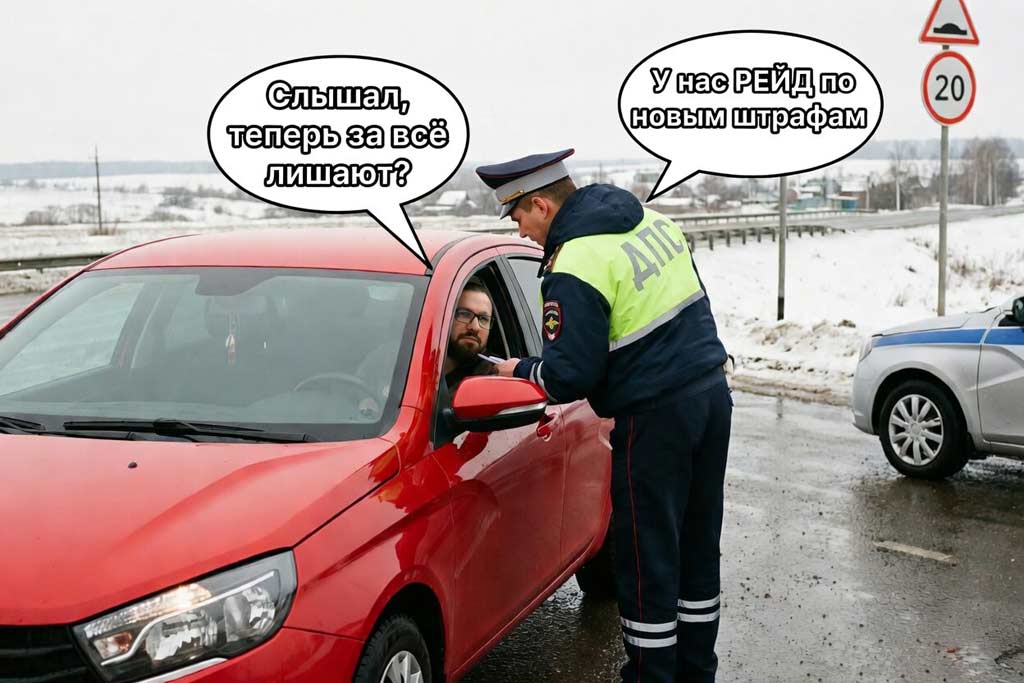 Новые штрафы ГИБДД 2026